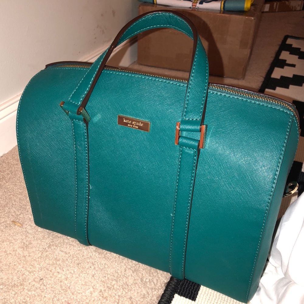 Teal Kate Spade handbag